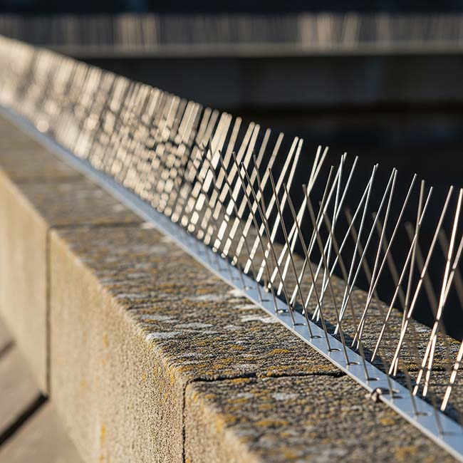 Vogelwering met spikes